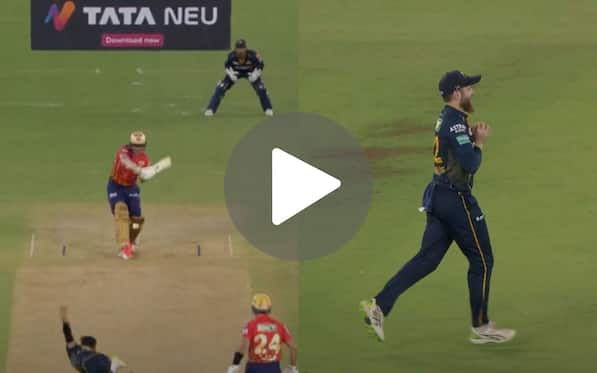 [Watch] Sam Curran 'Surrenders' To Omarzai As Kane Williamson Takes A Smart Catch